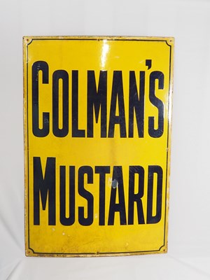 Lot 227 - A mid-20th century 'Coleman's Mustard' enamel...