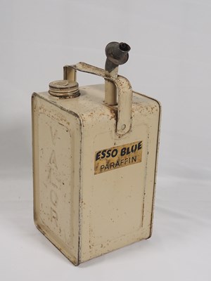 Lot 241 - Two Vintage Esso petrol cans, A Valor petrol...