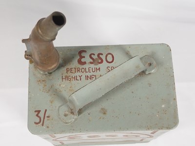 Lot 241 - Two Vintage Esso petrol cans, A Valor petrol...