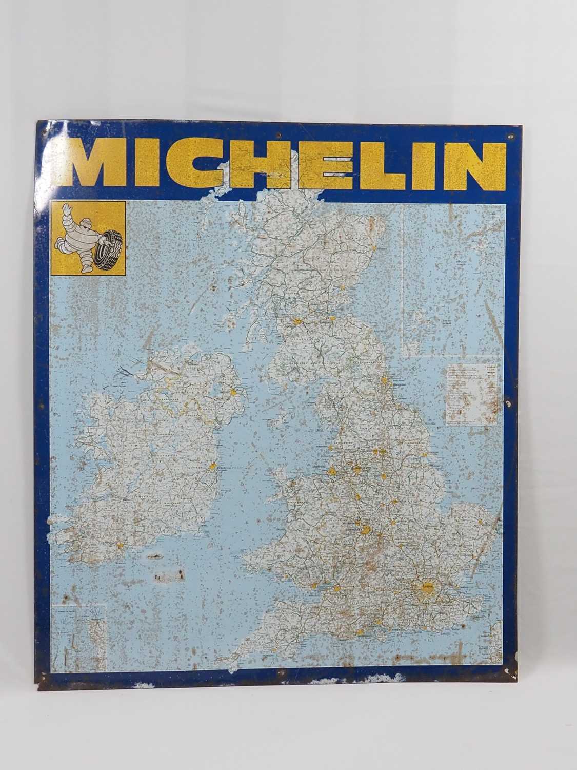 Lot 253 - A 'Michelin' tin sheet map of UK 83x72cm