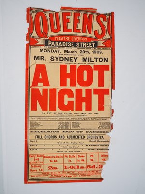 Lot 255 - Victorian and Edwardian theatre posters;...