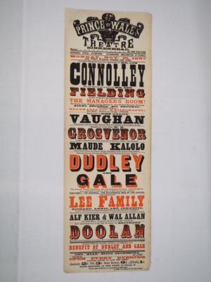 Lot 255 - Victorian and Edwardian theatre posters;...