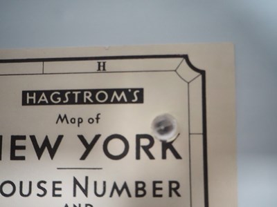 Lot 265 - A Hagstrom's Map of New York - House number...