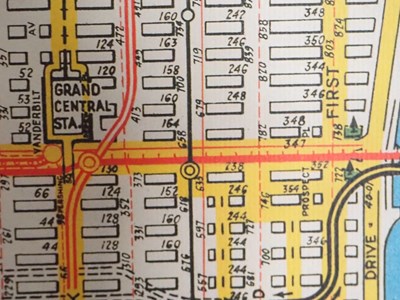 Lot 265 - A Hagstrom's Map of New York - House number...