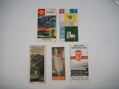 Lot 370 - A group of Scottish related travel leaflets...