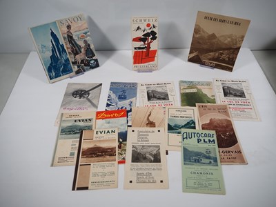 Lot 371 - A quantity of mostly 1930s travel leaflets...