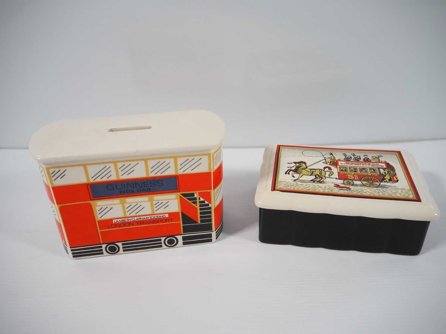 Lot 401 - GUINNESS: A Carlton Ware - London Trolley Bus...