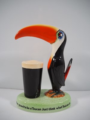 Lot 417 - Carlton Ware Toucan with pint of Guinness Bar...