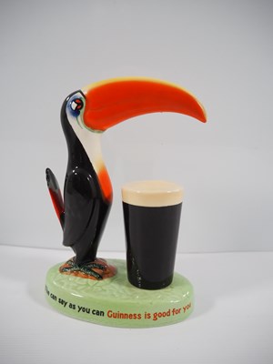 Lot 417 - Carlton Ware Toucan with pint of Guinness Bar...