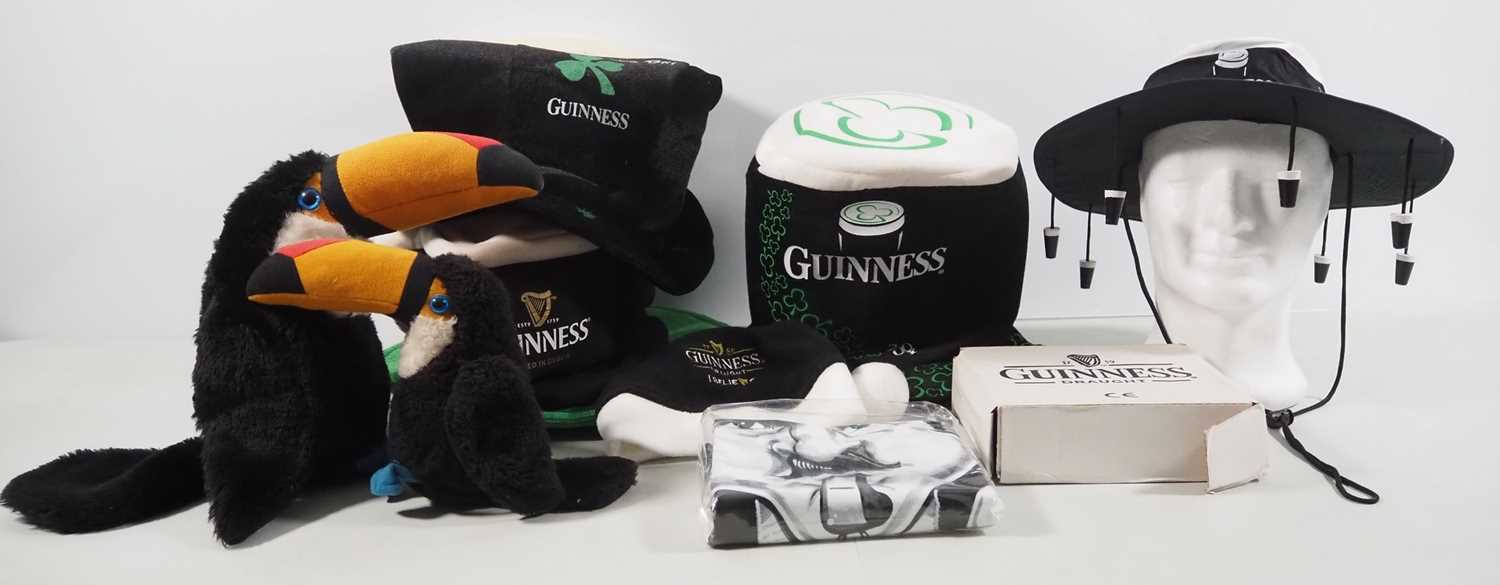 Lot 418 GUINNESS Big and Little Arthur plush toys