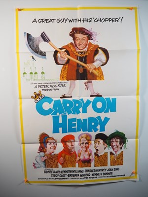 Lot 45 - CARRY ON HENRY (1971) - UK one sheet film...