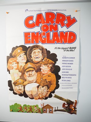 Lot 44 - CARRY ON ENGLAND (1976) - UK one sheet film...