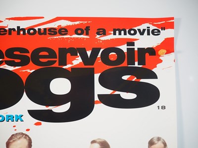 Lot 69 - RESERVOIR DOGS (1992) - UK Quad movie poster...