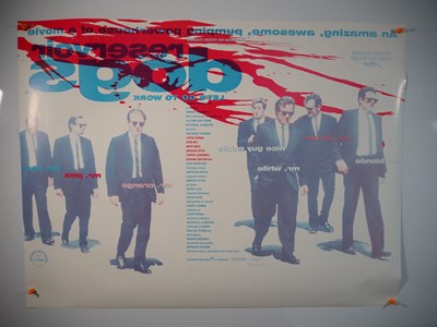 Lot 69 - RESERVOIR DOGS (1992) - UK Quad movie poster...
