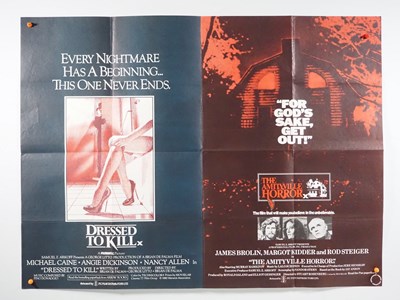 Lot 154 - A group of UK Quad double bill film posters to...