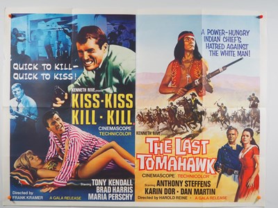 Lot 154 - A group of UK Quad double bill film posters to...