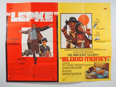 Lot 154 - A group of UK Quad double bill film posters to...