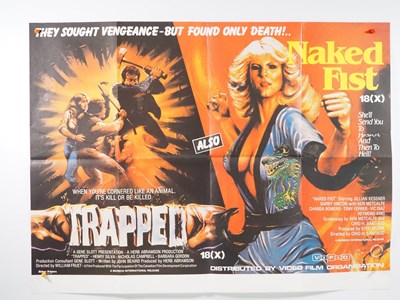 Lot 154 - A group of UK Quad double bill film posters to...