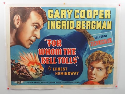 Lot 146 - FOR WHOM THE BELL TOLLS (1949 - re-release) UK...