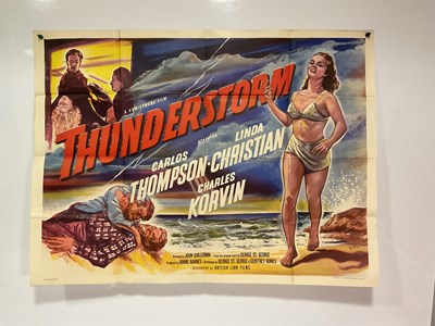 Lot 140 - A group of UK Quad drama film posters to...