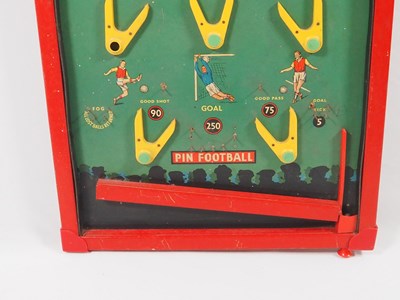 Lot 285 - A Vintage Football themed bagatelle game made...