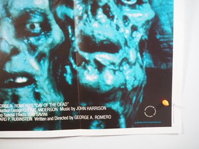 Lot 163 - DAY OF THE DEAD (1985) - UK Quad Film Poster -...