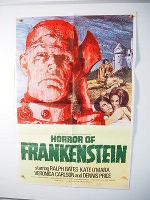 Lot 165 - HORROR OF FRANKENSTEIN (1970) - A UK one sheet...