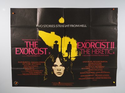 Lot 158 - A mixed group of horror UK Quad double bill...