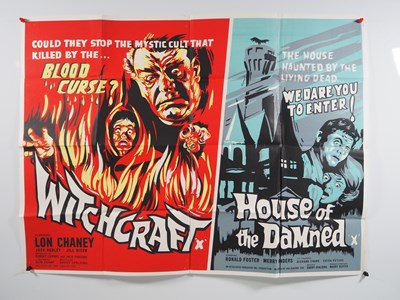 Lot 172 - WITCHCRAFT / HOUSE OF THE DAMNED - UK Quad...