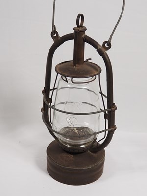 Lot 275 - Two Early-20th century Storm Lanterns; Veritas...