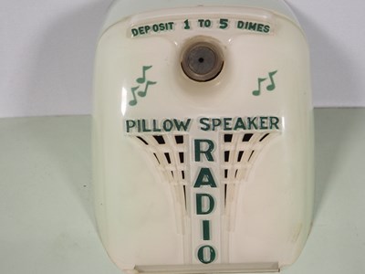 Lot 280 - A 1950's hotel 'Pillow Radio' - The Dahlberg...