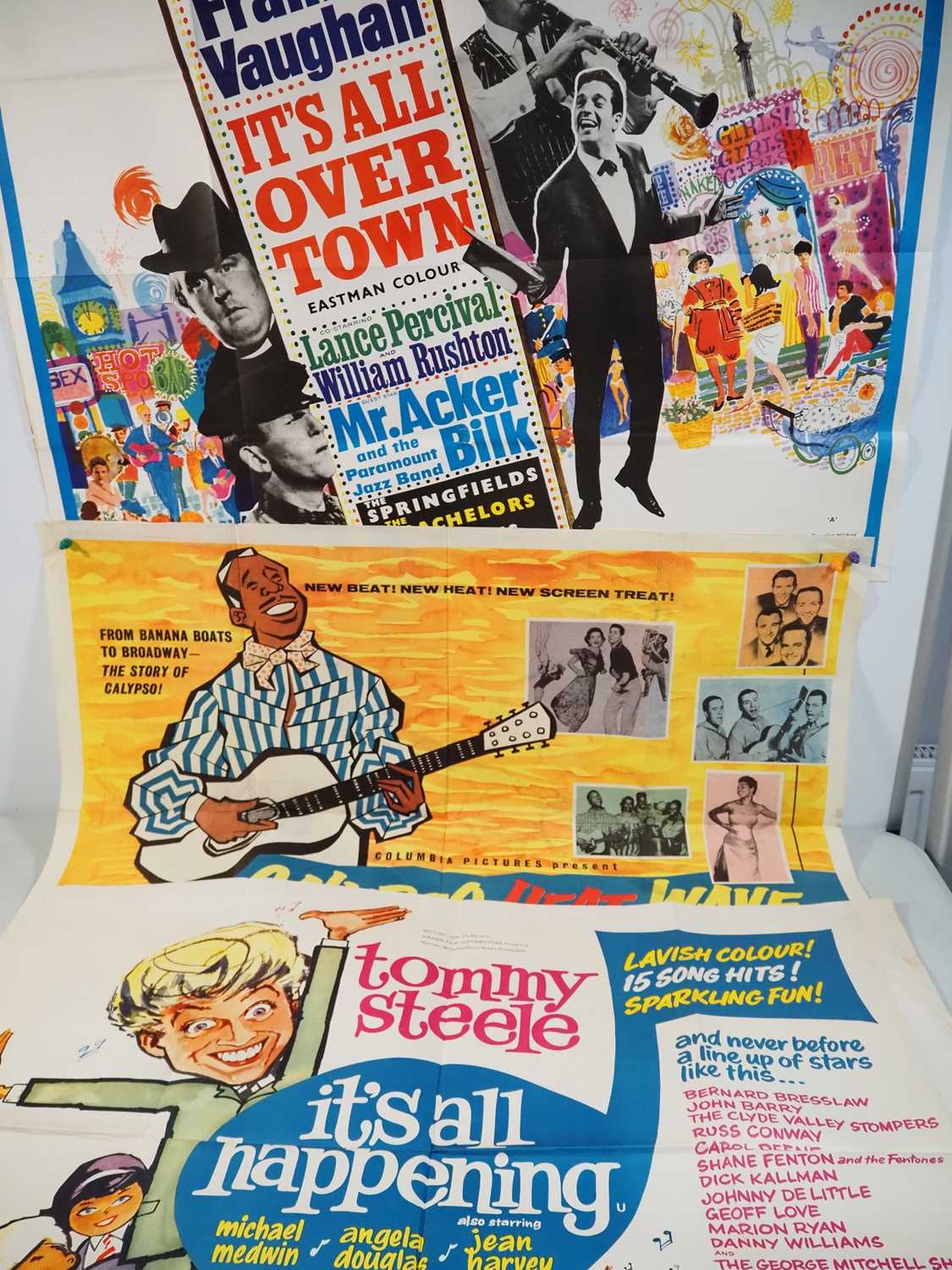 Lot 132 - Three UK Quad musical film posters comprising:...