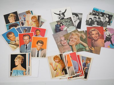 Lot 305 - A variety of music and film star photocards to...