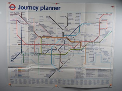 Lot 320 - A London Underground Quad Royal poster map...