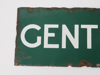 Lot 308 - A Southern Railway enamel station sign...