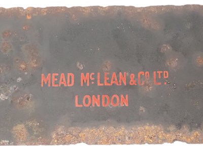 Lot 308 - A Southern Railway enamel station sign...