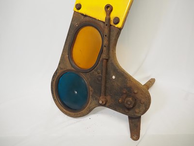 Lot 317 - Railway signal arm, extremely heavy collection...