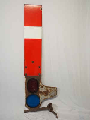 Lot 318 - Railway signal arm, extremely heavy collection...