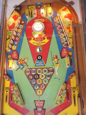 Lot 287 - A mid-20th century pinball machine - Big Shot...