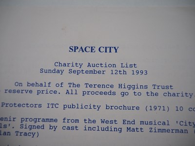 Lot 193 - U.F.O. Gerry Anderson 'The Ordeal' original...