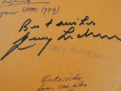 Lot 193 - U.F.O. Gerry Anderson 'The Ordeal' original...