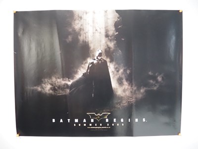 Lot 203 - BATMAN BEGINS ADVANCE (2005) UK Quad film...