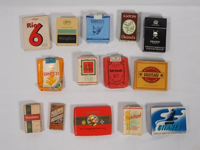 Lot 346 - A collection of 20th century cigarette packets;...