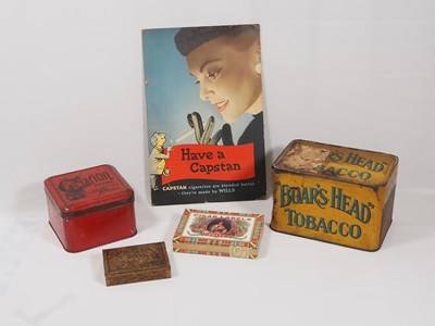 Lot 352 - Tobacco advertising paraphernalia Capstan...