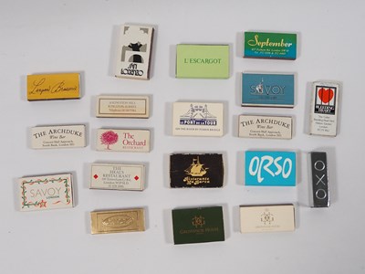 Lot 361 - A selection of London hotel and restaurant...