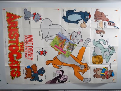 Lot 110 - WALT DISNEY: THE ARISTOCATS (1970) UK 60" x 40"...