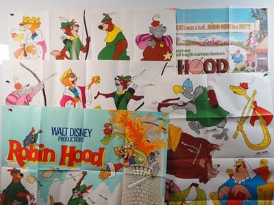 Lot 107 - WALT DISNEY: ROBIN HOOD - A group of UK Quad...