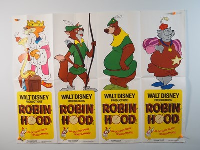 Lot 107 - WALT DISNEY: ROBIN HOOD - A group of UK Quad...