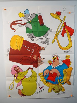 Lot 107 - WALT DISNEY: ROBIN HOOD - A group of UK Quad...