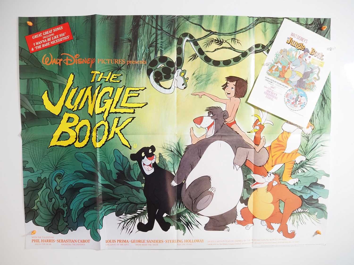 Lot 112 - WALT DISNEY: THE JUNGLE BOOK - UK Quad...